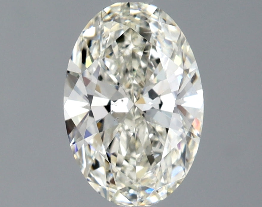 Lab-Grown 1.01 Carat Oval Shape Diamond color J Clarity SI1 With GIA Certificate, precious stones, engagement diamonds