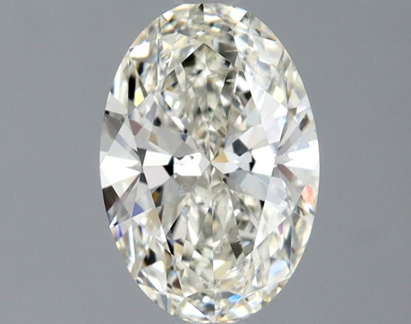 Lab-Grown 1.01 Carat Oval Shape Diamond color J Clarity SI1 With GIA Certificate, precious stones, engagement diamonds