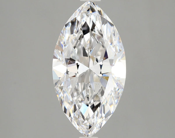 Lab-Grown 2.02 Carat Marquis Shape Diamond color D Clarity SI1 With GIA Certificate, precious stones, engagement diamonds