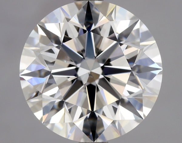 Lab-Grown 2.53 Carat Round Brilliant Diamond color G Clarity SI1 With GIA Certificate, precious stones, engagement diamonds