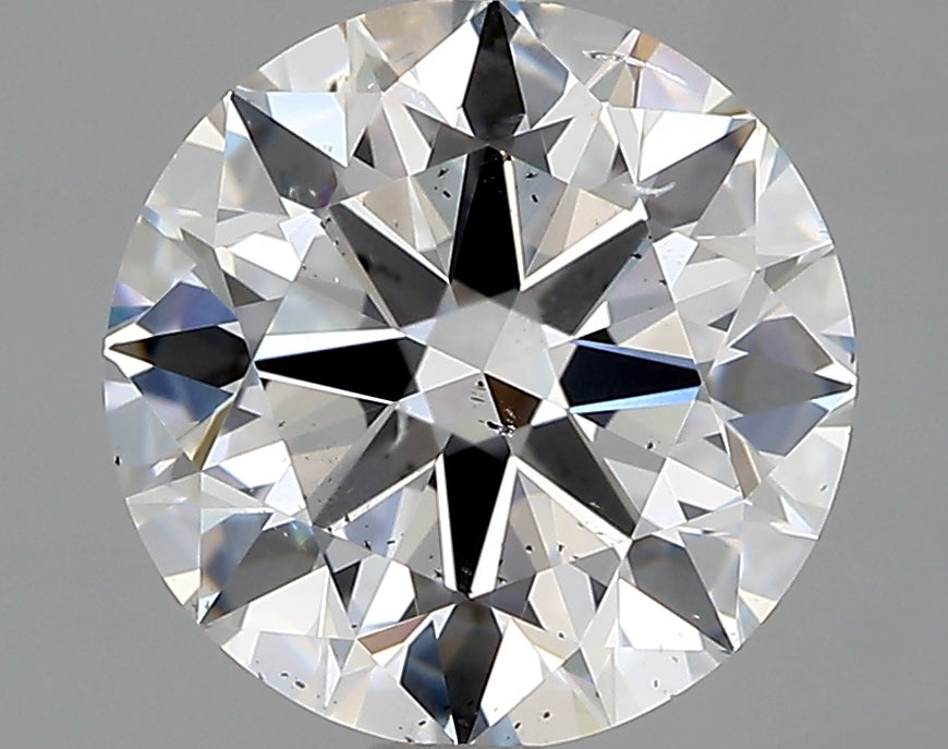 Lab-Grown 2.01 Carat Round Brilliant Diamond color E Clarity SI2 With GIA Certificate, precious stones, engagement diamonds