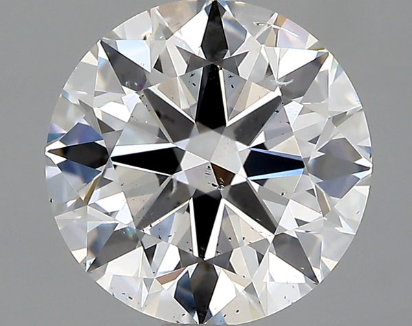 Lab-Grown 2.01 Carat Round Brilliant Diamond color E Clarity SI2 With GIA Certificate, precious stones, engagement diamonds