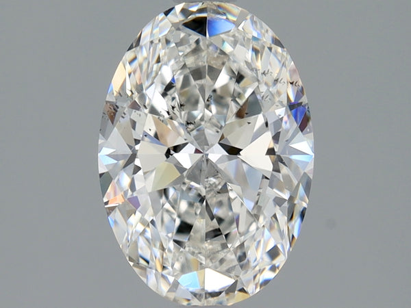 Lab-Grown 1.30 Carat Oval Shape Diamond color F Clarity SI2 With GIA Certificate, precious stones, engagement diamonds