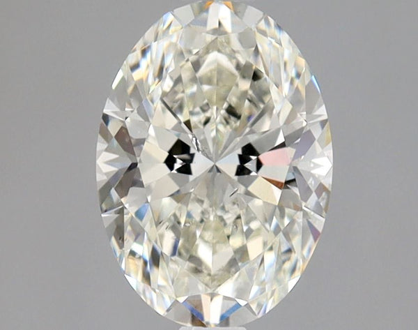 Lab-Grown 1.20 Carat Oval Shape Diamond color J Clarity SI2 With GIA Certificate, precious stones, engagement diamonds