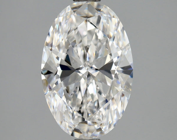 Lab-Grown 2.01 Carat Oval Shape Diamond color E Clarity SI1 With GIA Certificate, precious stones, engagement diamonds