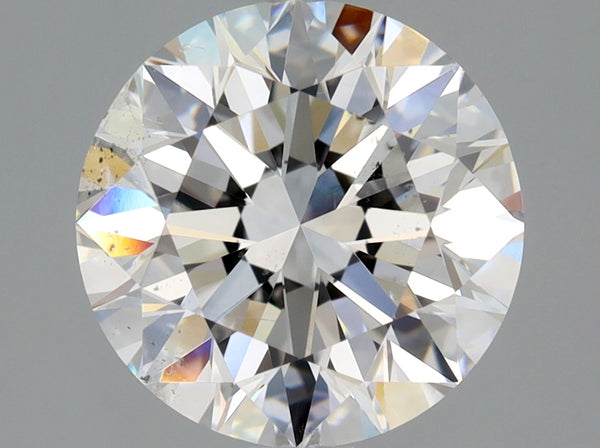 Lab-Grown 2.01 Carat Round Brilliant Diamond color E Clarity SI2 With GIA Certificate, precious stones, engagement diamonds
