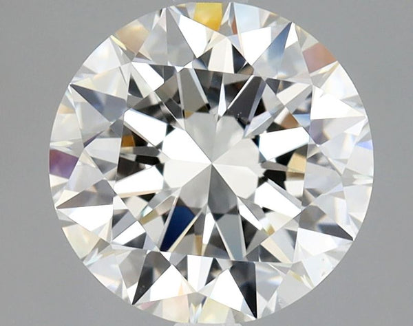 Lab-Grown 2.01 Carat Round Brilliant Diamond color H Clarity VS2 With GIA Certificate, precious stones, engagement diamonds