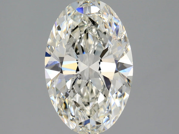 Lab-Grown 1.50 Carat Oval Shape Diamond color I Clarity SI1 With GIA Certificate, precious stones, engagement diamonds