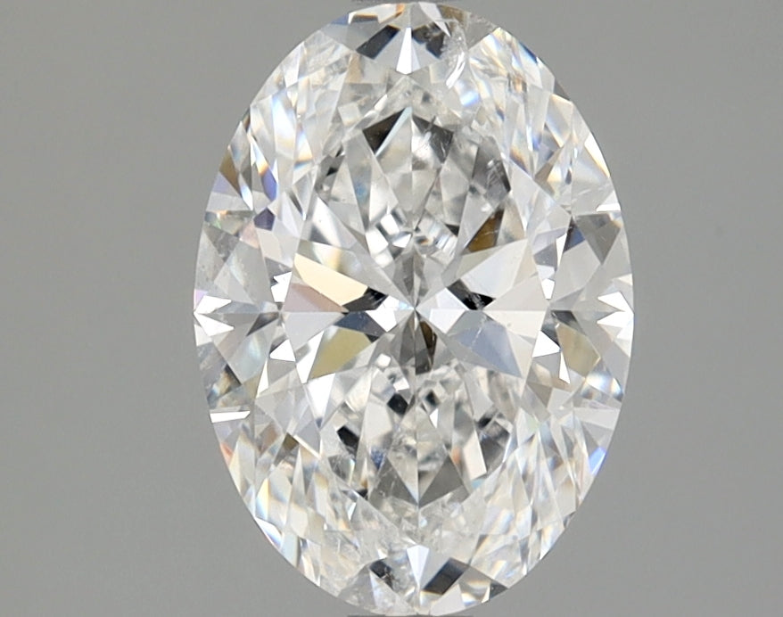 Lab-Grown 1.70 Carat Oval Shape Diamond color F Clarity SI2 With GIA Certificate, precious stones, engagement diamonds