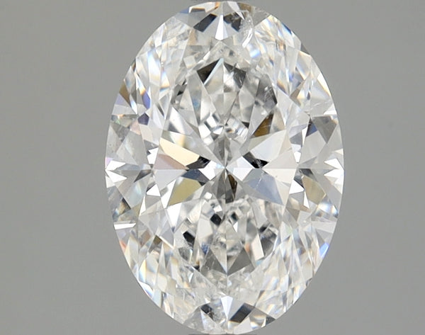 Lab-Grown 1.70 Carat Oval Shape Diamond color F Clarity SI2 With GIA Certificate, precious stones, engagement diamonds
