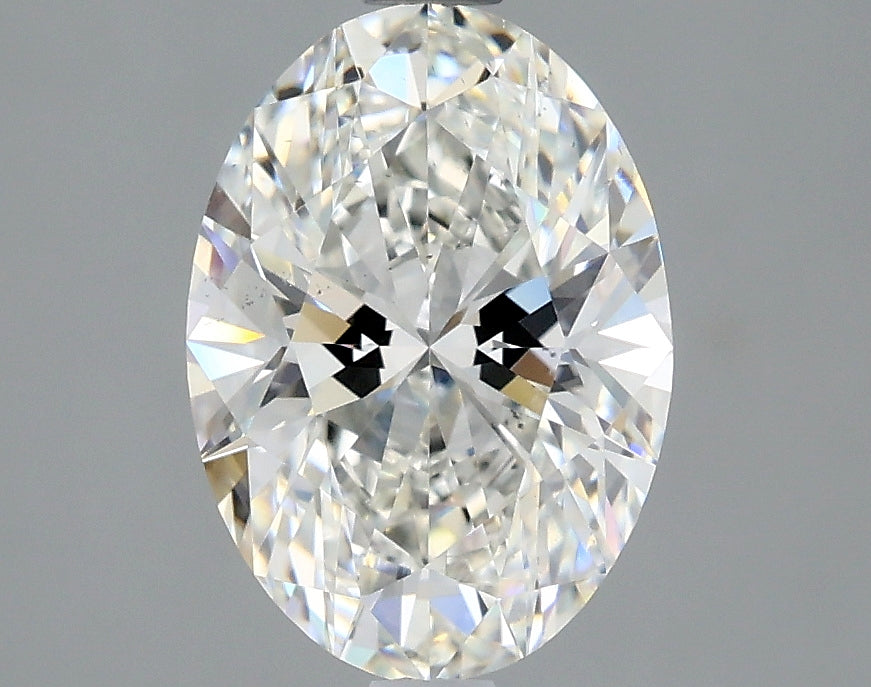 Lab-Grown 2.05 Carat Oval Shape Diamond color G Clarity SI1 With GIA Certificate, precious stones, engagement diamonds