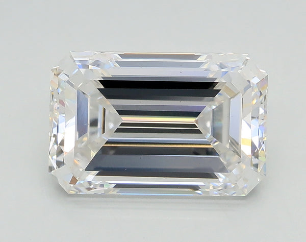 Lab-Grown 3.01 Carat Emerald Cut Diamond color E Clarity VS2, precious stones, engagement diamonds