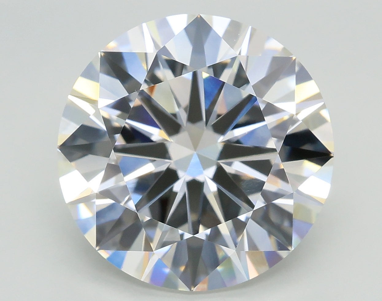 Lab-Grown 6.54 Carat Round Brilliant Diamond color F Clarity VS1, precious stones, engagement diamonds