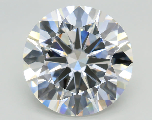 Lab-Grown 6.54 Carat Round Brilliant Diamond color F Clarity VS1, precious stones, engagement diamonds