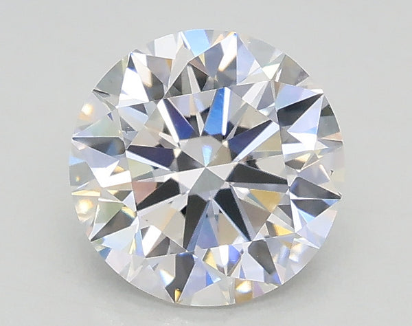 Lab-Grown 1.21 Carat Round Brilliant Diamond color D Clarity VS1, precious stones, engagement diamonds