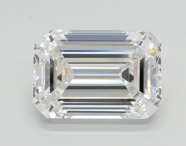 Lab-Grown 3.01 Carat Emerald Cut Diamond color E Clarity VS1 With GIA Certificate, precious stones, engagement diamonds