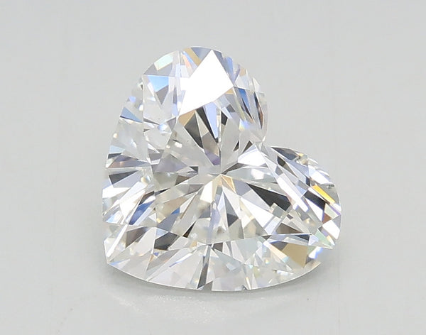 Lab-Grown 1.02 Carat Heart Shape Diamond color E Clarity VS1, precious stones, engagement diamonds
