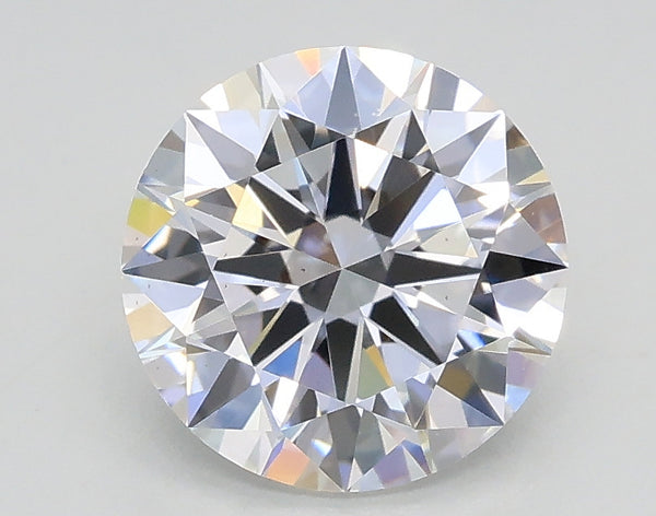 Lab-Grown 1.55 Carat Round Brilliant Diamond color D Clarity VS2, precious stones, engagement diamonds
