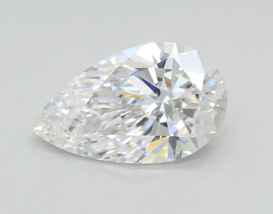 Lab-Grown 1.04 Carat Pear Shape Diamond color D Clarity VVS2 With GIA Certificate, precious stones, engagement diamonds