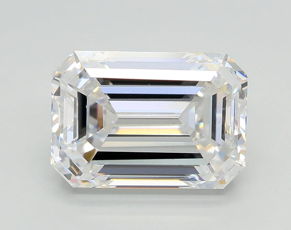 Lab-Grown 3.02 Carat Emerald Cut Diamond color D Clarity VS2 With GIA Certificate, precious stones, engagement diamonds