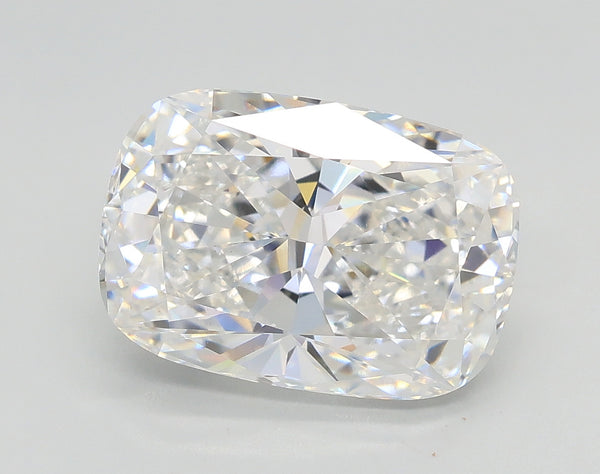 Lab-Grown 3.00 Carat Cushion Modified Brilliant Cut Diamond color D Clarity VVS1, precious stones, engagement diamonds