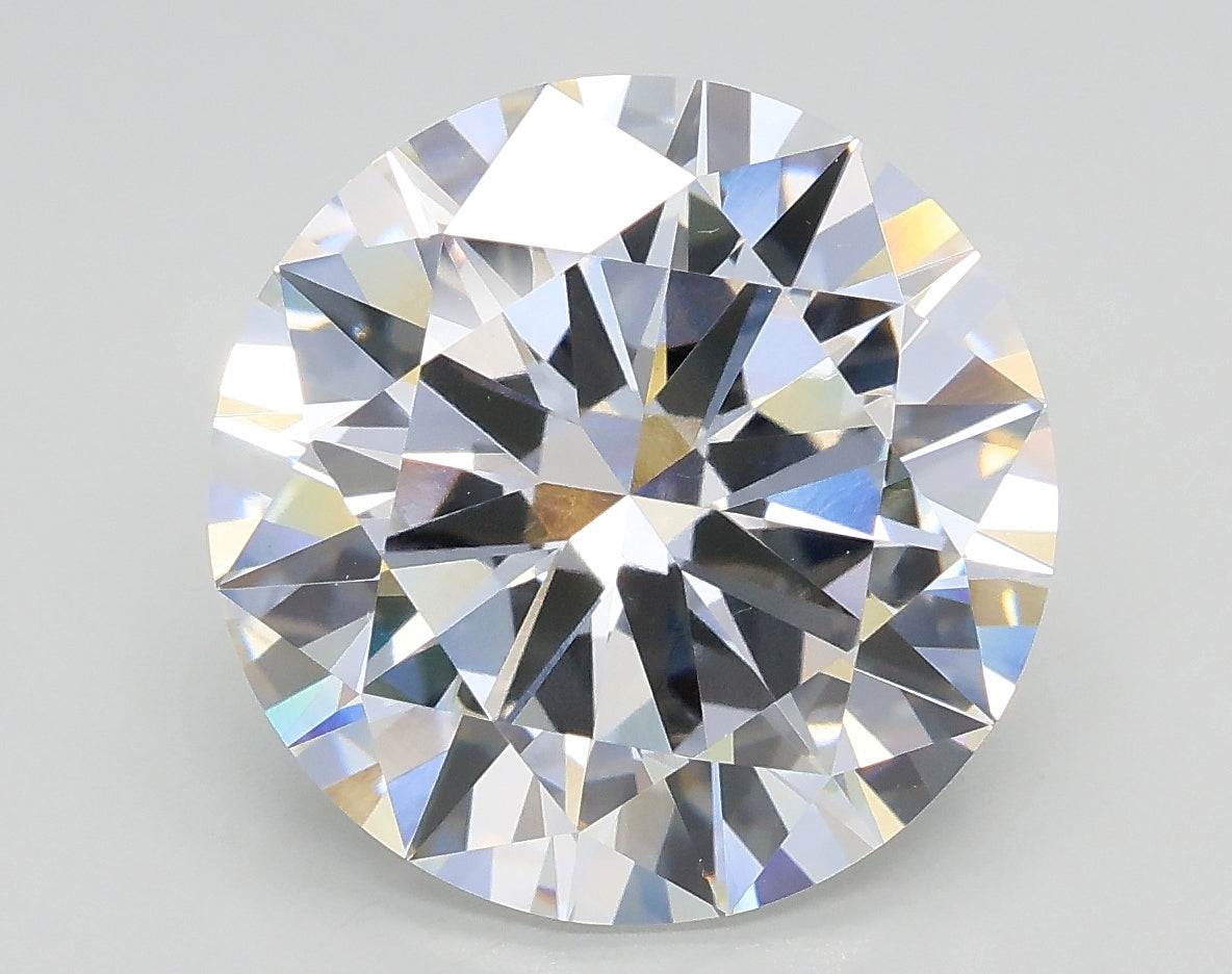 Lab-Grown 4.91 Carat Round Brilliant Diamond color E Clarity VVS2, precious stones, engagement diamonds
