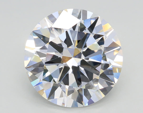 Lab-Grown 4.91 Carat Round Brilliant Diamond color E Clarity VVS2, precious stones, engagement diamonds