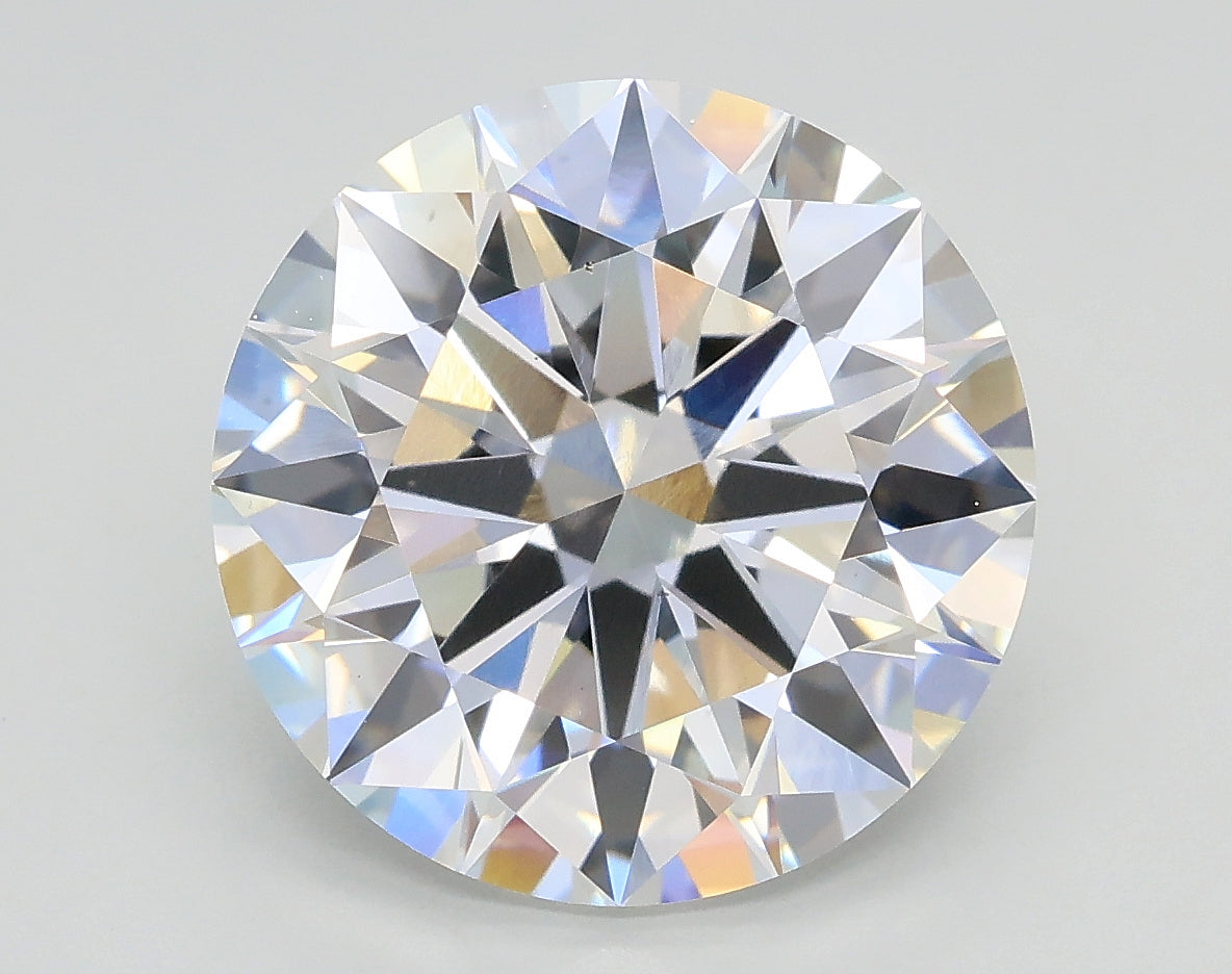 Lab-Grown 4.67 Carat Round Brilliant Diamond color E Clarity VS1, precious stones, engagement diamonds