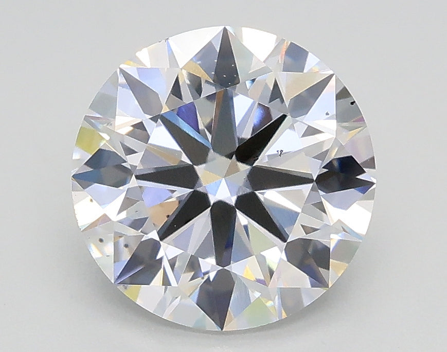 Lab-Grown 2.01 Carat Round Brilliant Diamond color E Clarity SI1, precious stones, engagement diamonds