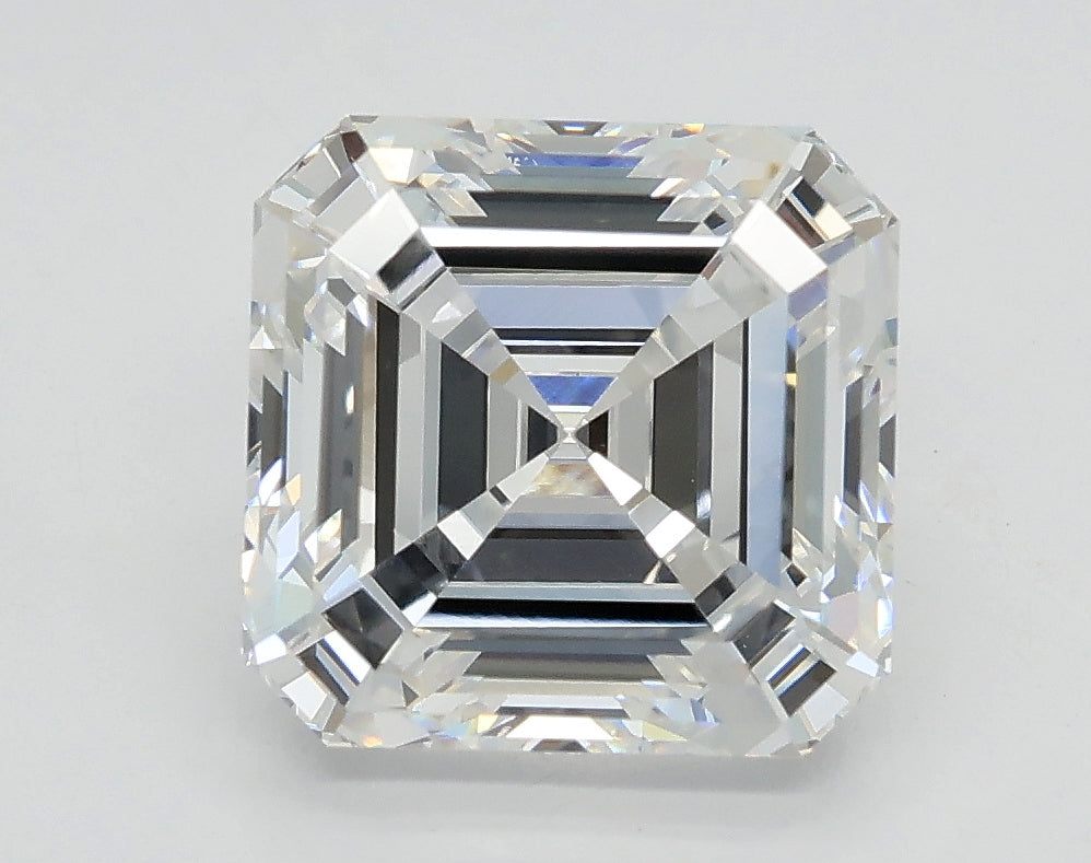 Lab-Grown 3.01 Carat Asscher Cut Diamond color E Clarity VS2 With GIA Certificate, precious stones, engagement diamonds