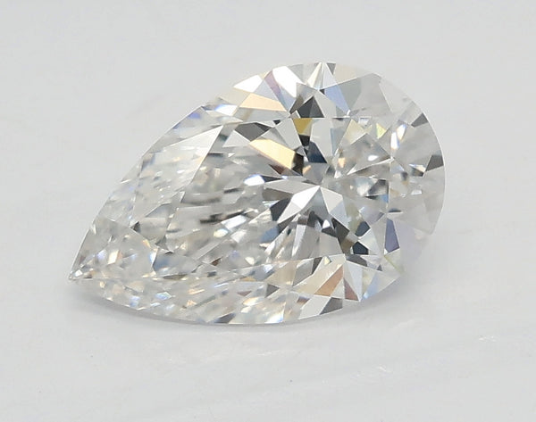 Lab-Grown 1.01 Carat Pear Shape Diamond color E Clarity VVS2 With GIA Certificate, precious stones, engagement diamonds