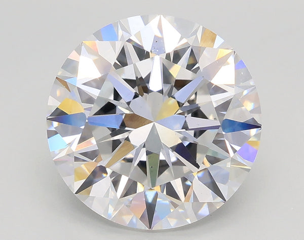 Lab-Grown 4.01 Carat Round Brilliant Diamond color D Clarity VS2, precious stones, engagement diamonds
