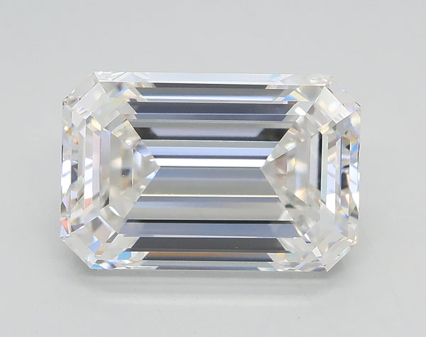 Lab-Grown 3.01 Carat Emerald Cut Diamond color E Clarity VS1 With GIA Certificate, precious stones, engagement diamonds