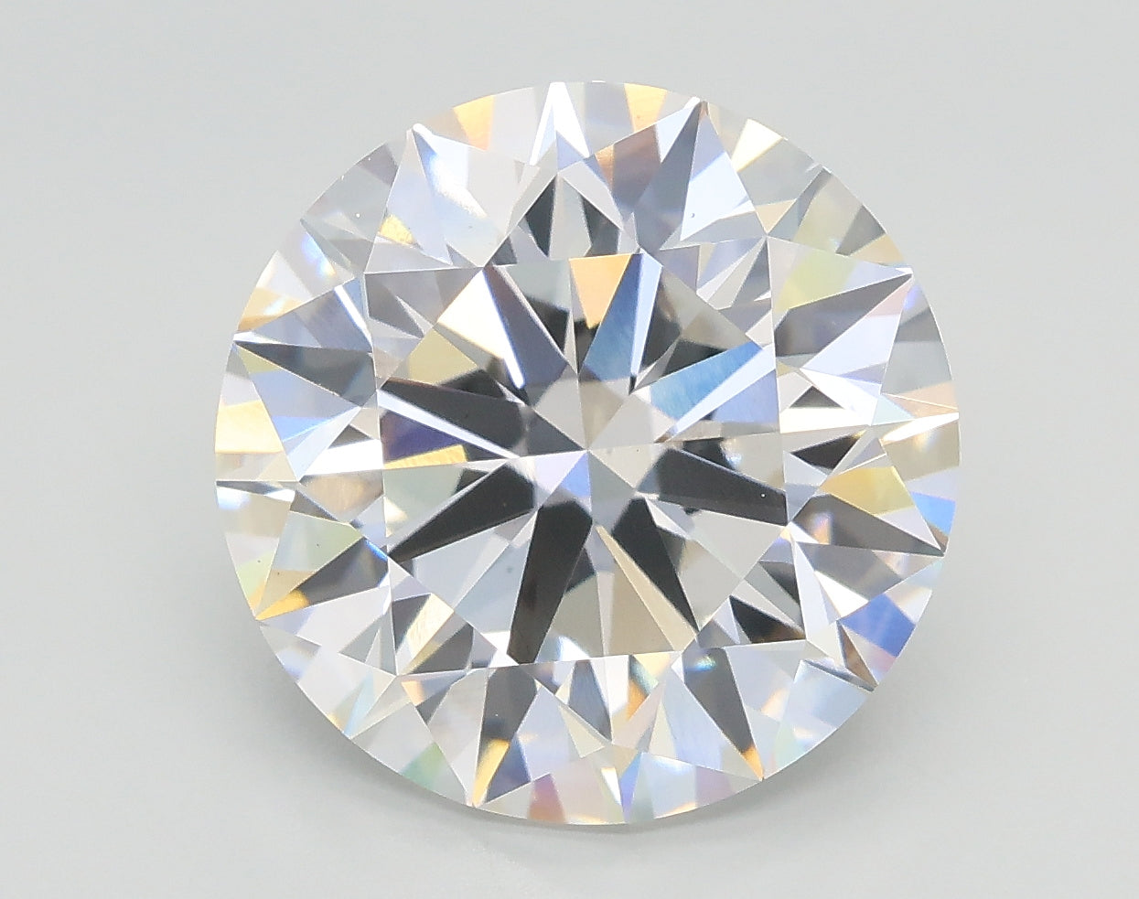 Lab-Grown 5.06 Carat Round Brilliant Diamond color F Clarity VS1, precious stones, engagement diamonds