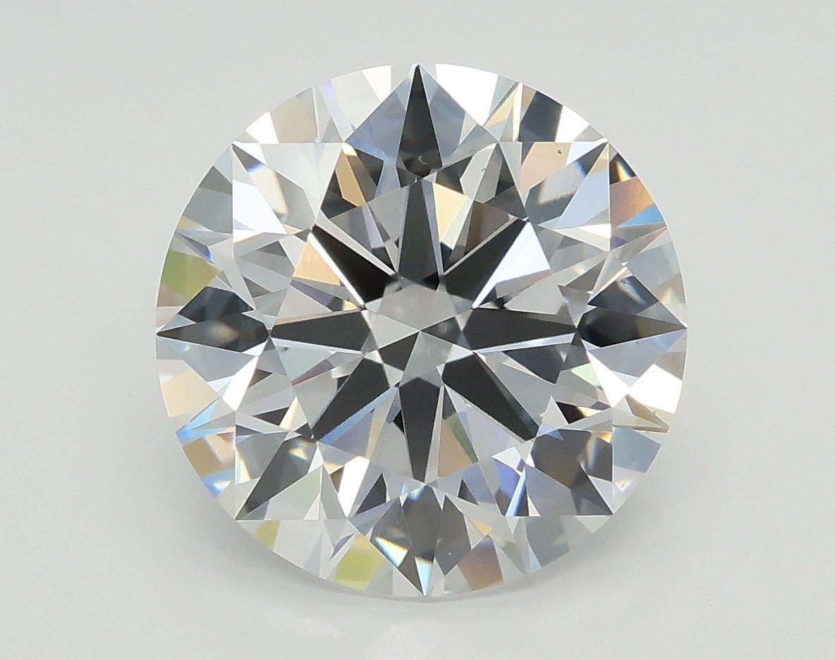 Lab-Grown 4.01 Carat Round Brilliant Diamond color D Clarity VS2 With GIA Certificate, precious stones, engagement diamonds