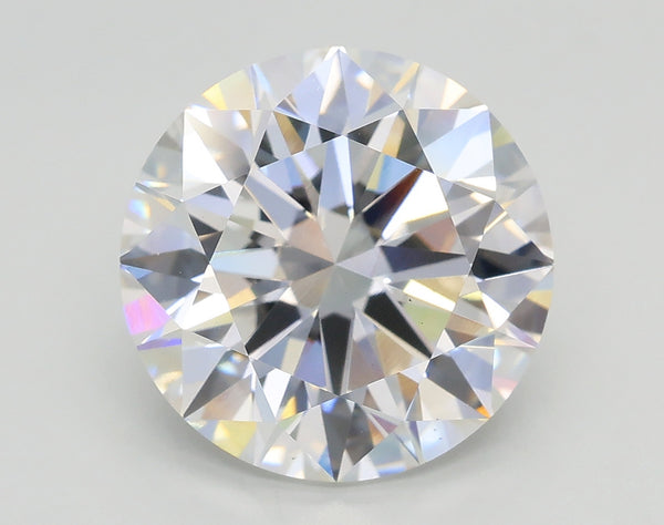Lab-Grown 5.03 Carat Round Brilliant Diamond color E Clarity VS1, precious stones, engagement diamonds