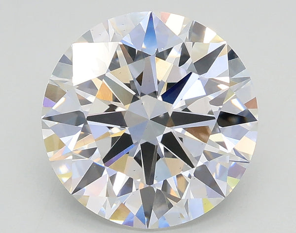 Lab-Grown 3.02 Carat Round Brilliant Diamond color D Clarity VS2, precious stones, engagement diamonds