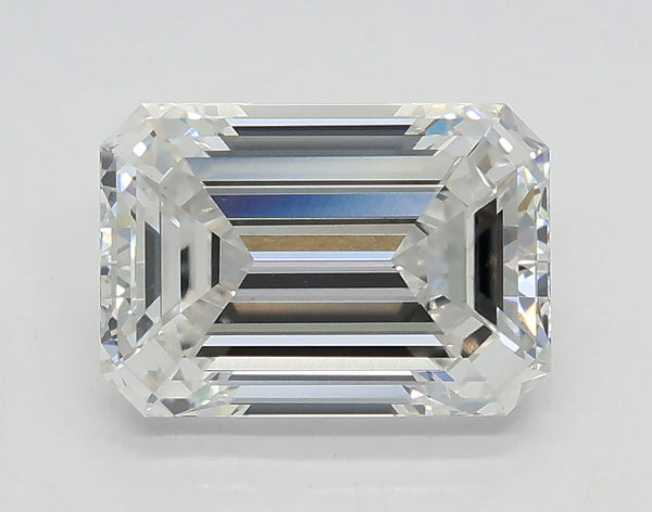 Lab-Grown 2.52 Carat Emerald Cut Diamond color E Clarity VS1 With GIA Certificate, precious stones, engagement diamonds