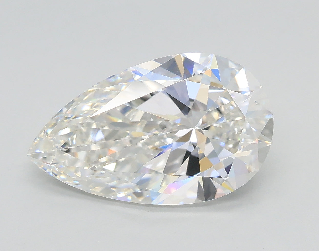 Lab-Grown 3.05 Carat Pear Shape Diamond color F Clarity VS1 With GIA Certificate, precious stones, engagement diamonds