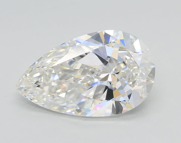 Lab-Grown 3.05 Carat Pear Shape Diamond color F Clarity VS1 With GIA Certificate, precious stones, engagement diamonds