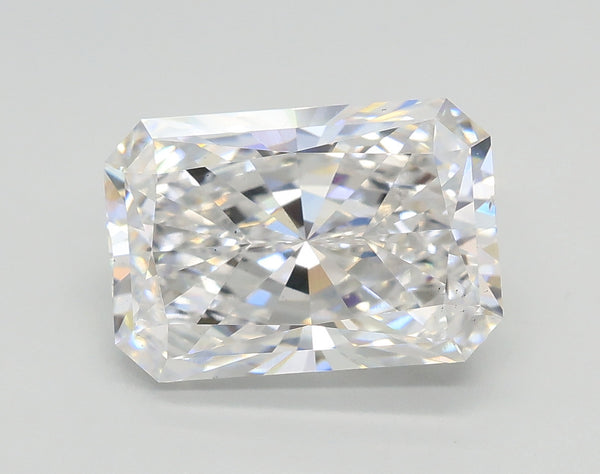 Lab-Grown 3.51 Carat Radiant Cut Diamond color E Clarity VS2, precious stones, engagement diamonds