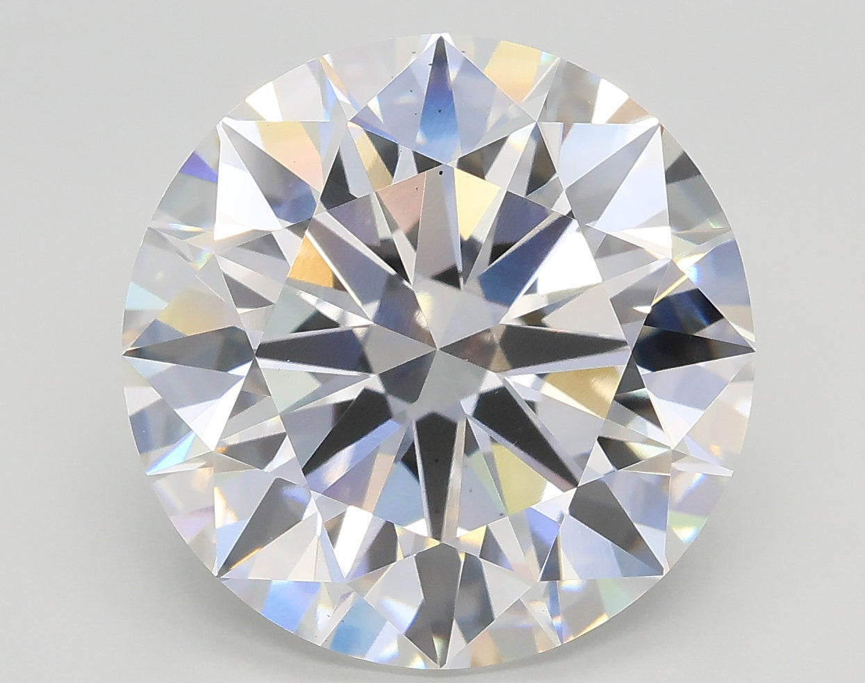 Lab-Grown 7.03 Carat Round Brilliant Diamond color E Clarity VS2, precious stones, engagement diamonds