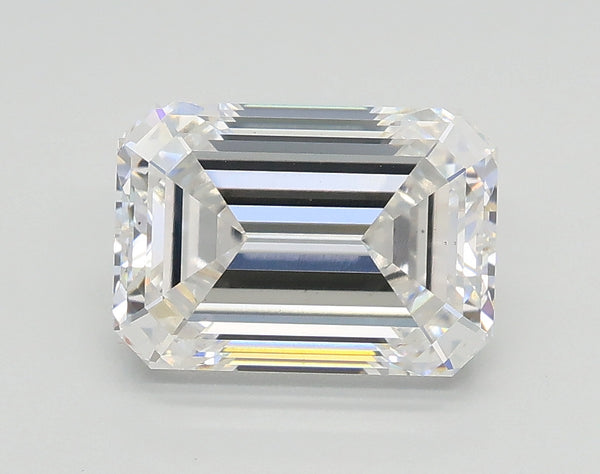 Lab-Grown 2.05 Carat Emerald Cut Diamond color E Clarity VS2 With GIA Certificate, precious stones, engagement diamonds