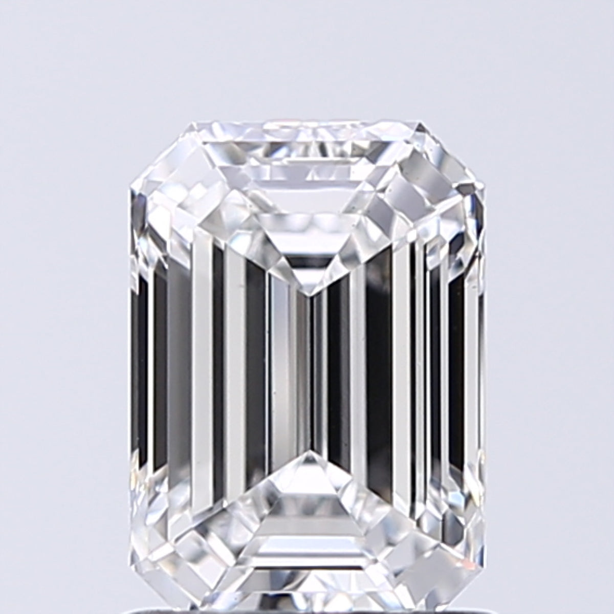 Lab-Grown 1.01 Carat Emerald Cut Diamond color E Clarity VVS2 With GIA Certificate, precious stones, engagement diamonds
