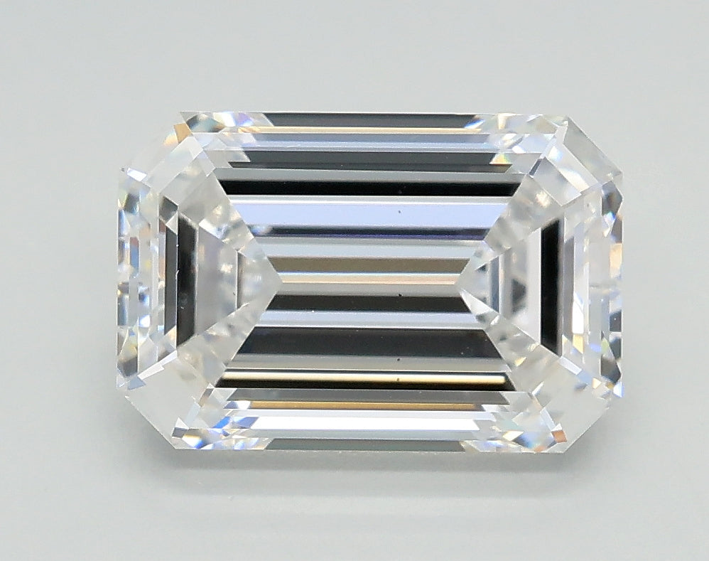 Lab-Grown 2.51 Carat Emerald Cut Diamond color D Clarity VS2, precious stones, engagement diamonds