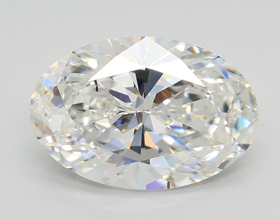 Lab-Grown 3.51 Carat Oval Shape Diamond color E Clarity SI1, precious stones, engagement diamonds