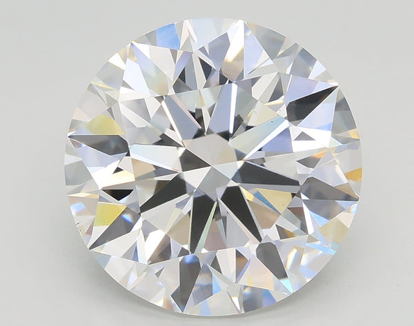 Lab-Grown 5.03 Carat Round Brilliant Diamond color F Clarity VS1, precious stones, engagement diamonds