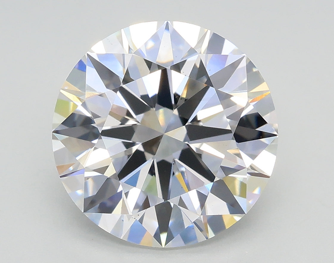 Lab-Grown 4.03 Carat Round Brilliant Diamond color E Clarity VS2, precious stones, engagement diamonds