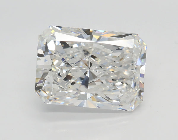 Lab-Grown 4.02 Carat Radiant Cut Diamond color E Clarity VS2 With GIA Certificate, precious stones, engagement diamonds