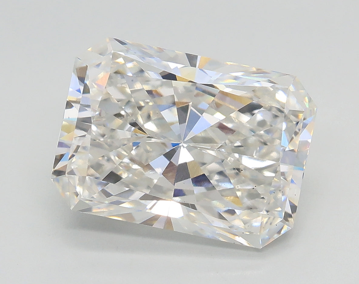 Lab-Grown 4.02 Carat Radiant Cut Diamond color F Clarity SI1, precious stones, engagement diamonds
